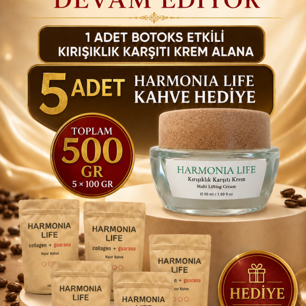 Harmonia life Kırışıklık karşıtı krem kampanyası